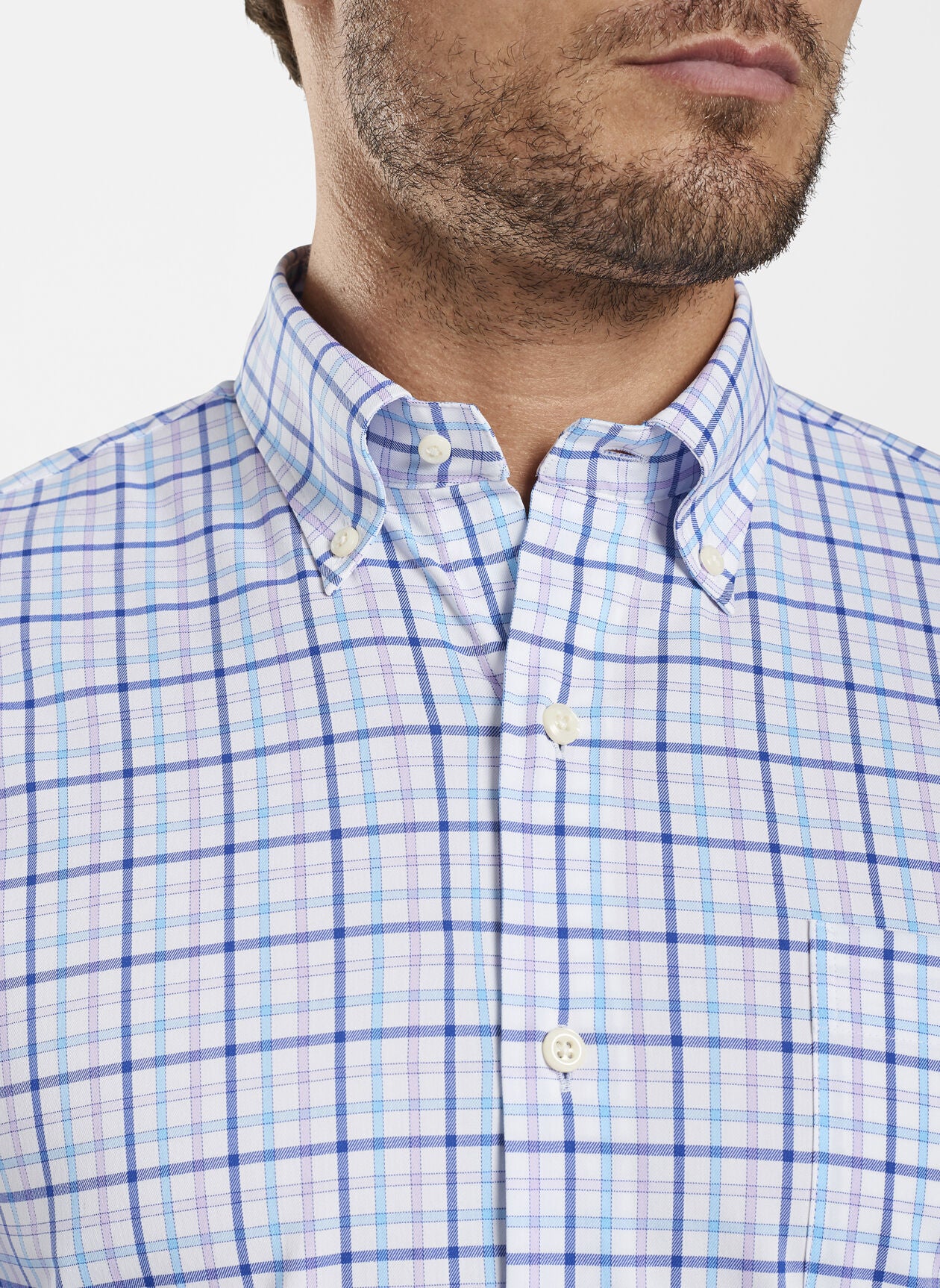Peter Millar Crown Lite Sydney Cotton-Blend Sport Shirt - MS21W06NBL