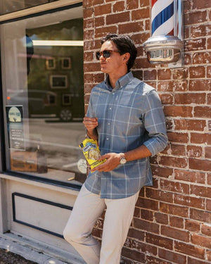 Southern Tide Coastal Passage Heather Almaco Plaid Sportshirt