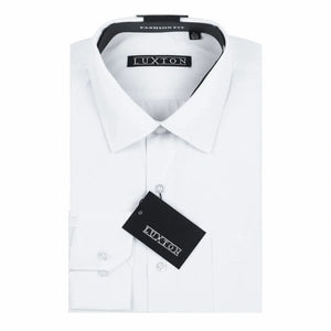Luxton Performance Slim Fit Dress Shirt - White