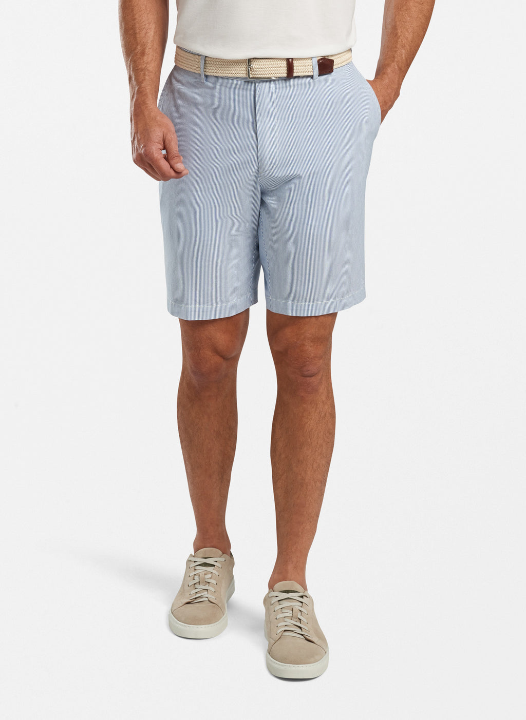 Peter Millar Pinstripe Cotton Blend Short MS20B11