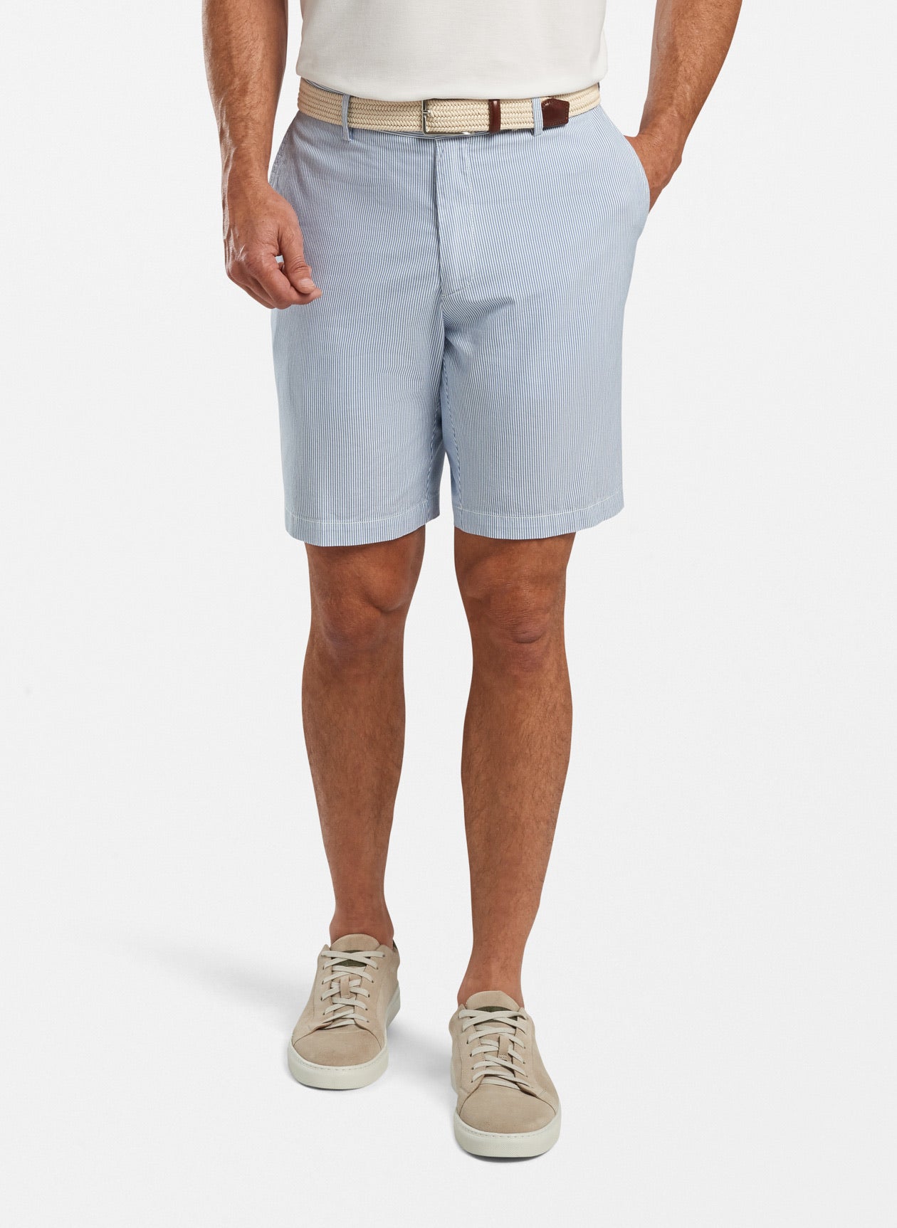 Peter Millar Pinstripe Cotton Blend Short MS20B11