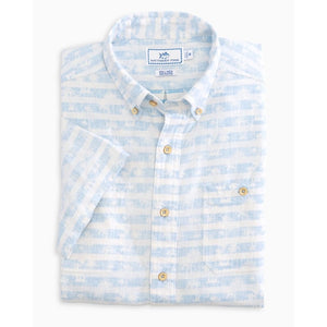 Southern Tide S/S Dock Palm Sport Shirt - 6098