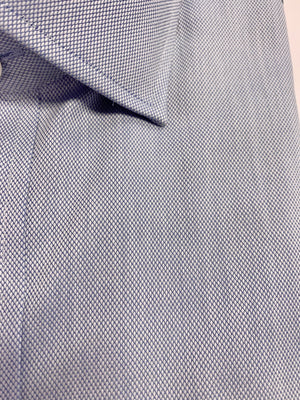 Giovanni's Spread Collar Royal Oxford Dress Shirt  - Blue- 12
