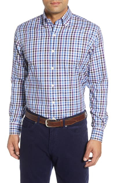 Peter Millar Baker Island Multi Gingham Woven Mf19W27Nbl
