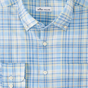 Peter Millar Yates Summer Soft Cotton Sport Shirt MS22W08UBL