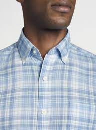 Peter Millar Sullivan Summer Soft Cotton Sport Shirt MS22W11UBL