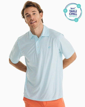 Southern Tide Brrr T3 Prformance Stripe Polo