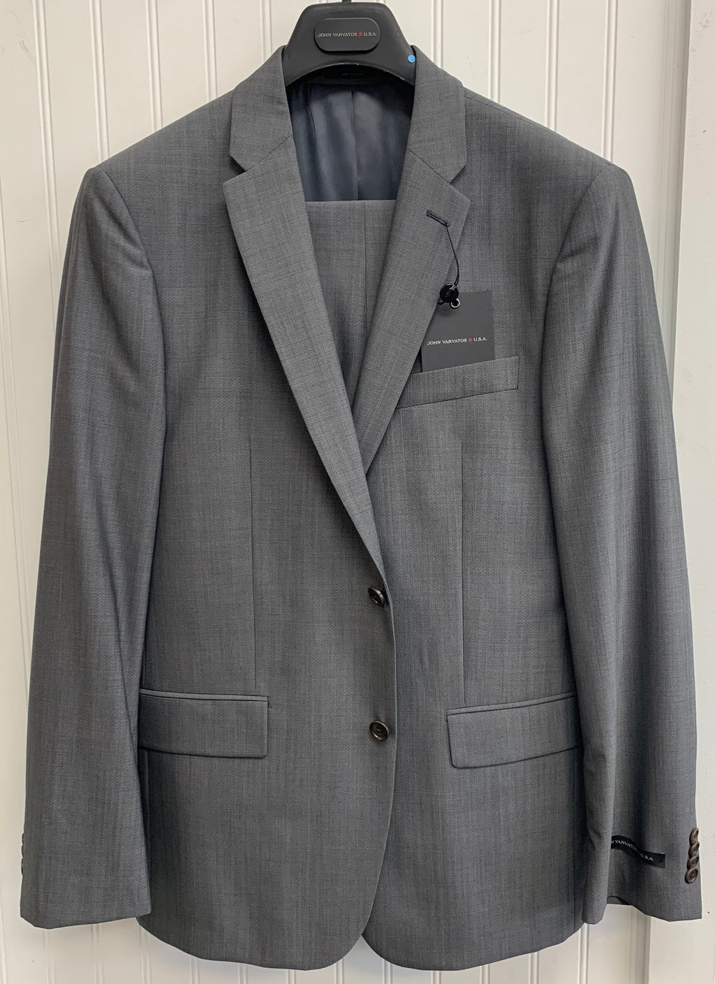 John Varvatos Wool Suit - 2VBW0193 - (Gray)