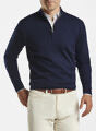 Peter Millar Crown Soft Merino Silk 1/4 Zip Sweater - ME0S25
