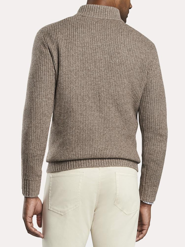 Peter Millar Basket Weave 1/4 Zip Sweater Mf19S67