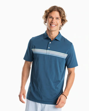 Southern Tide Drivers Abott Stripe Performance Polo 8936