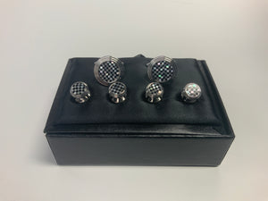 Cardi Stud Set with Cufflinks