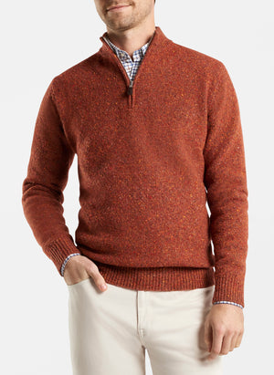 Peter Millar Donegal Quarter-Zip Sweater MF20S68