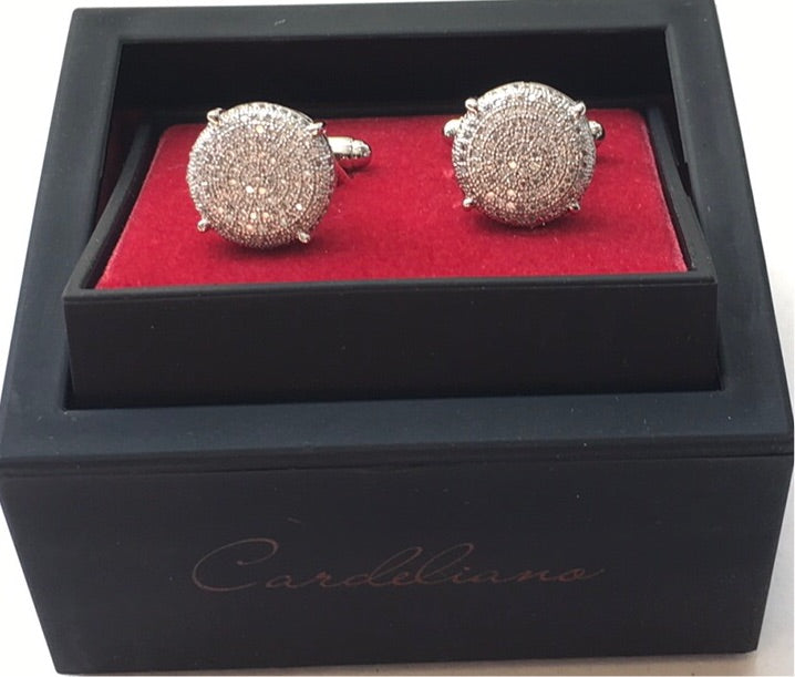 T.O. Collection Cardeliano CZ Cufflinks