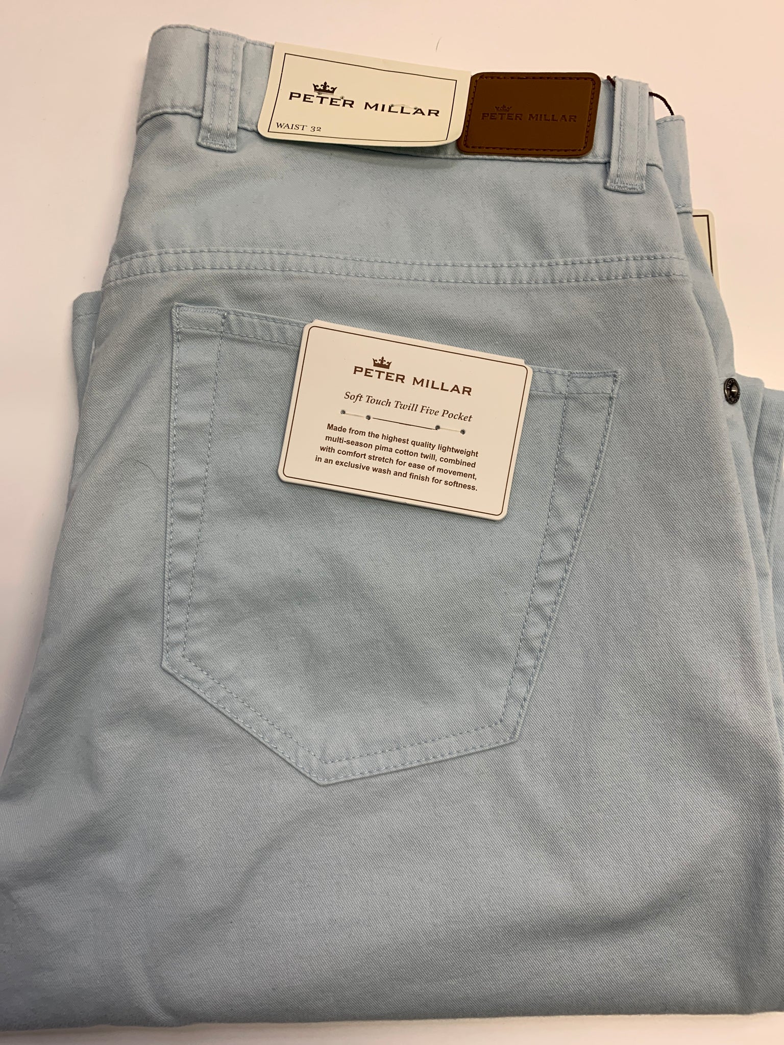 Peter Millar Twill 5-Pocket Soft Touch Ms18B47