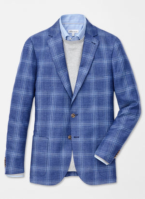 Peter Millar Crown Soft Classic Windowpane Sportcoat Ms19J01