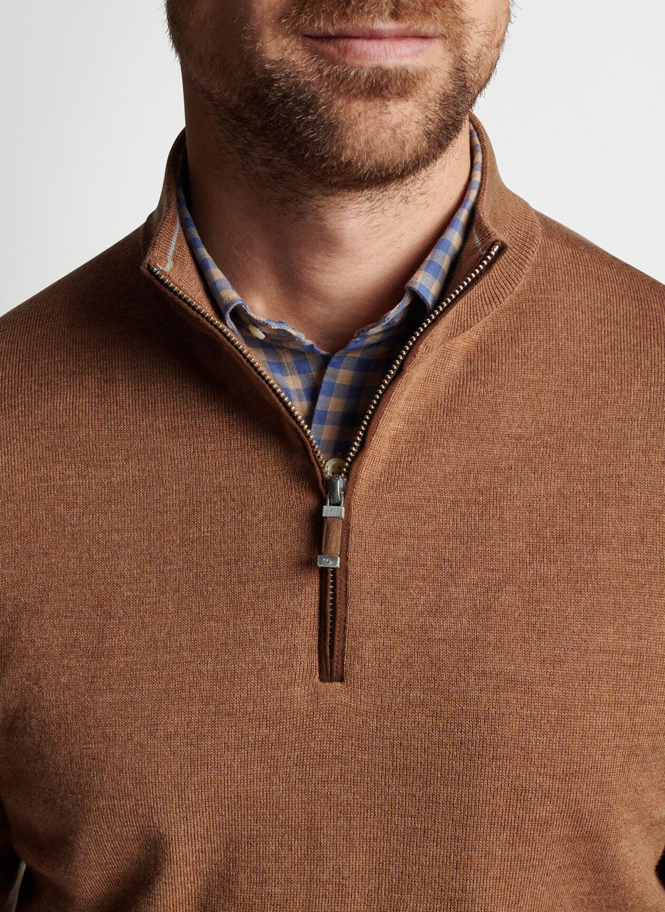 Peter millar half zip sweater top