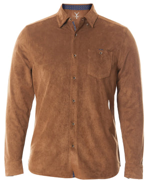 Nicoby Suede Stretch Shirt NC22F72788