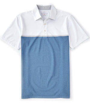 Southern Tide Pomona Stripe Heathered Performance Polo 8905