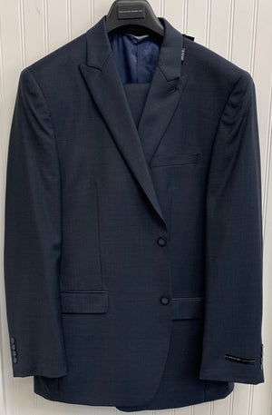 Andrew Marc Wool Suit - CLDE2MAY0144 (Navy Check)