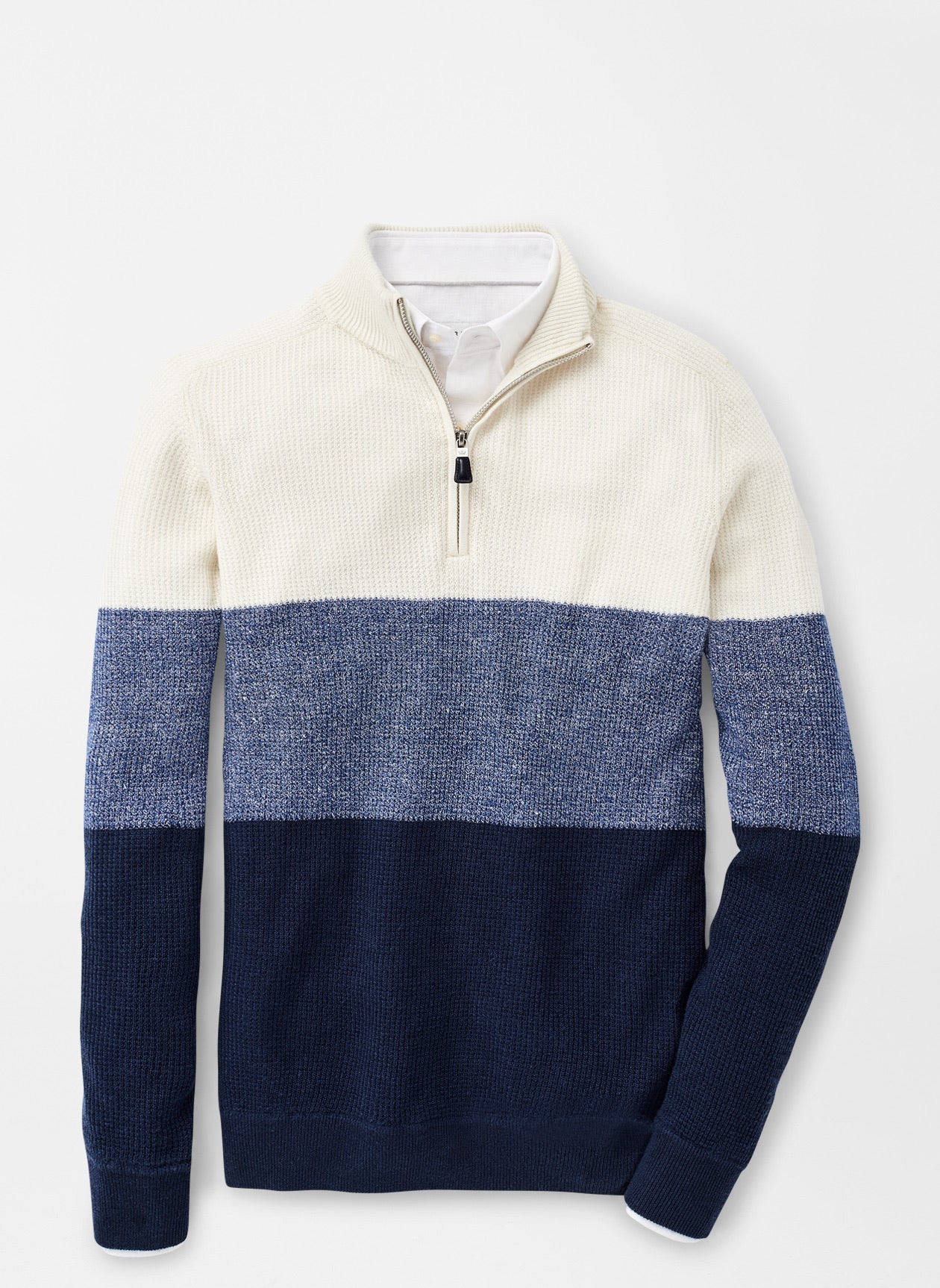 Peter Millar Crown Cool Color Block 1/4 Zip Sweater Ms20S22