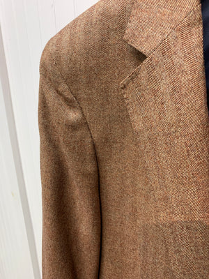 Peter Millar Wool Herringbone Soft Coat Mf15J02