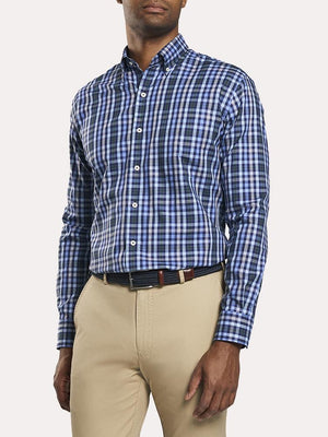 Peter Millar Baker Island Multi Gingham Woven Mf19W27Nbl