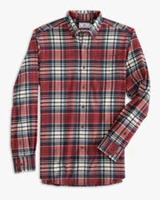 Southern Tide Flannel Glades Plaid Sport Shirt 9602
