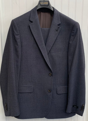 S. Cohen Performance Wool Suit- 89-1145 (Black/Blue Tweed)