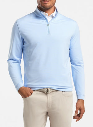 Peter Millar Perth Mini Stripe Stretch Loop Terry Quarter-Zip - ME0EK40E