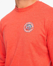 Southern Tide Plaid SJ Medallion Heather L/S Tee 9565