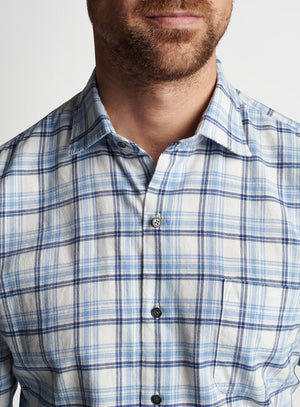 Peter Millar Mallard View Cotton Sport Shirt MF22W73CFL