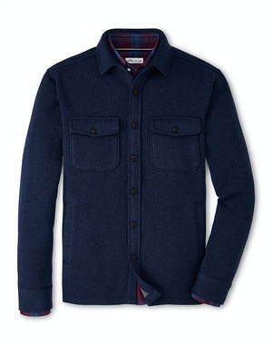 Peter Millar Crown Sweater Fleece Shirt Jacket MF22K62