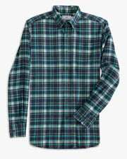 Southern Tide Flannel Tahoma Plaid Sport Shirt 9601