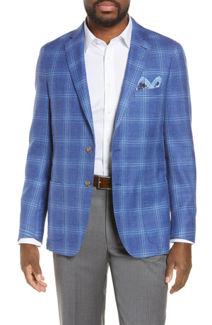 Peter Millar Crown Soft Classic Windowpane Sportcoat Ms19J01