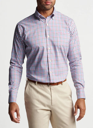 Peter Millar Ryton Crown Lite Cotton-Blend Sport Shirt MF22W10NBL