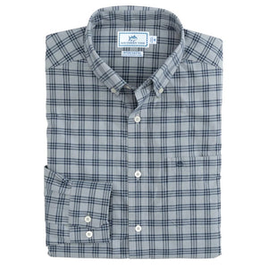 Southern Tide Heathered Check Intercoastal Performance Sport Shirt -