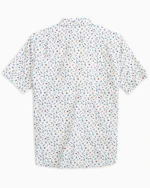Southern Tide Short Sleeve IC Set the Bar High Heathered Sportshirt 8975