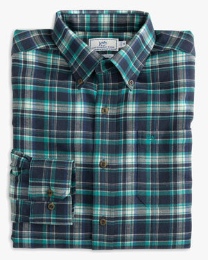 Southern Tide Flannel Tahoma Plaid Sport Shirt 9601