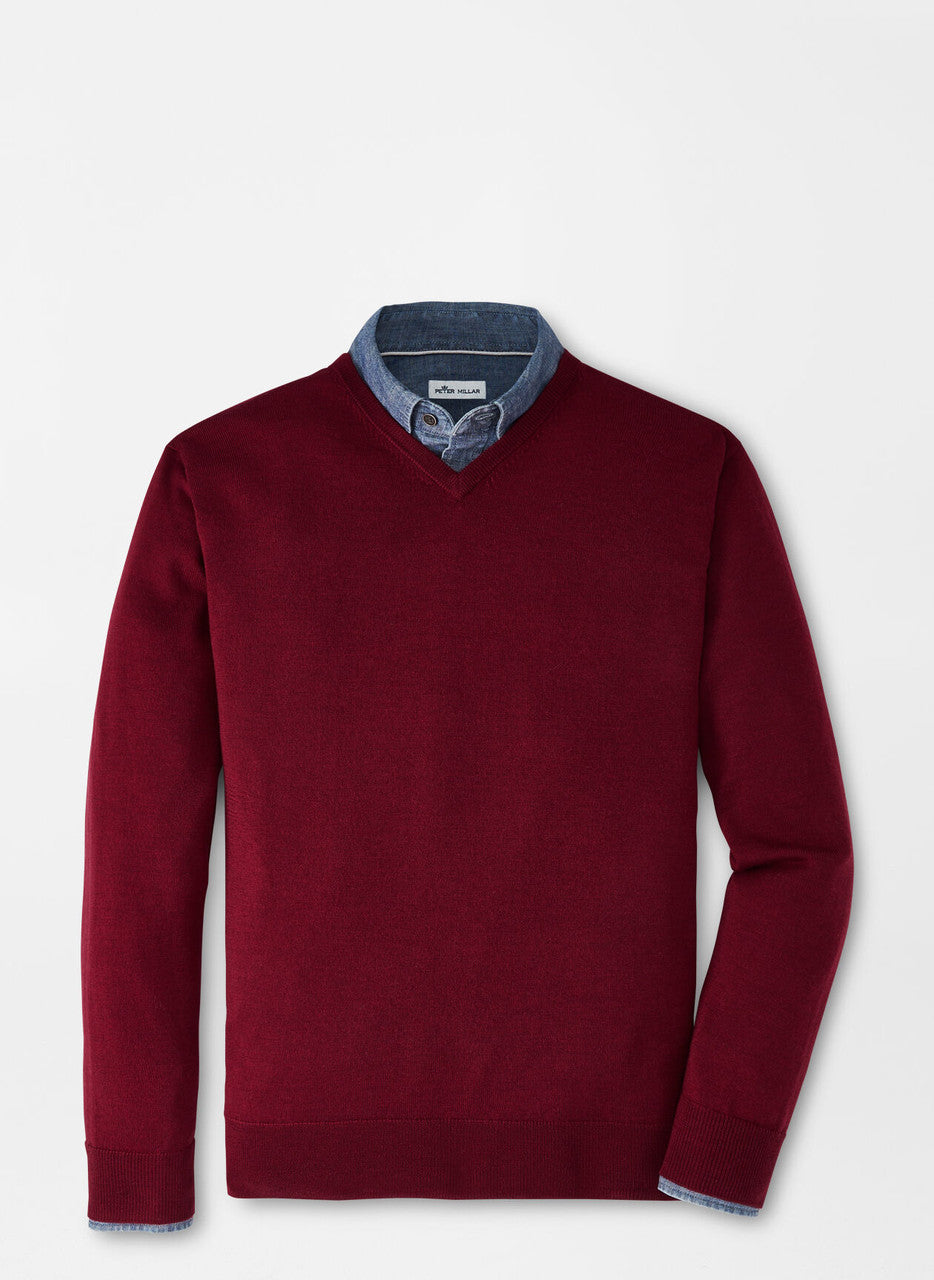 Peter Millar Autumn Crest V-Neck Sweater - MF22S02