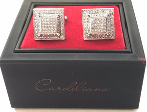 T.O. Collection Cardeliano CZ Cufflinks