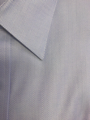 Giovanni's Modified Spread Glen Plaid Dress Shirt - Blue-12