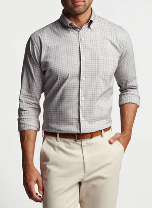Peter Millar Thacker Crown Lite Cotton-Blend Sport Shirt - MF22W11NBL
