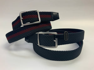TORINO REVERSIBLE WOVEN BELT (CHARCOAL) 61010