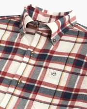 Southern Tide Flannel IC Washoe Plaid Sport Shirt 9600