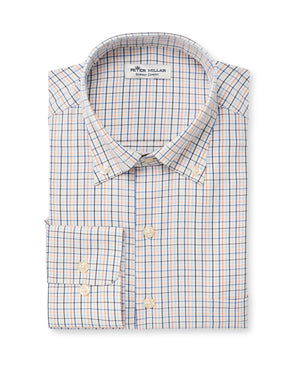 Peter Millar Nash Micro Check Sport Shirt Ms20Ew17Bl